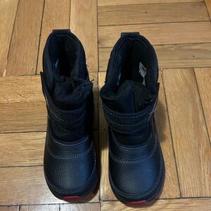 UGG Black and Red Snow Boots